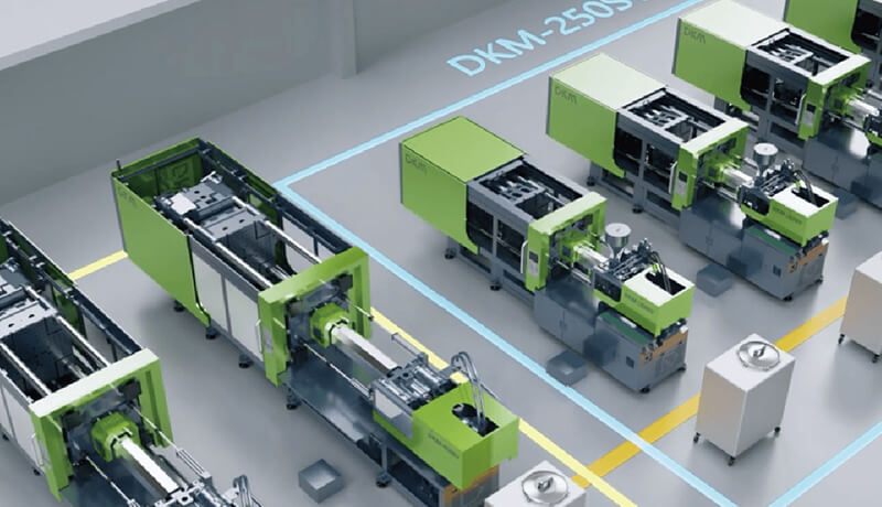 亚洲必赢智能注塑生产线